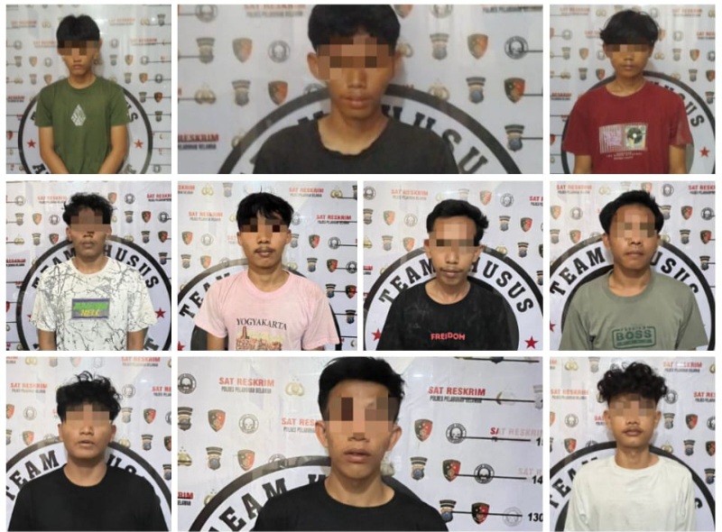 Serang Sekolah PAB, 10 Anggota Geng Motor Spartan Diringkus Polisi