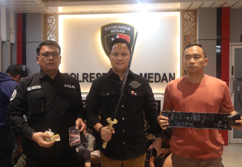 Polisi Gerebek Markas Geng Motor Di Jl. Menteng Raya