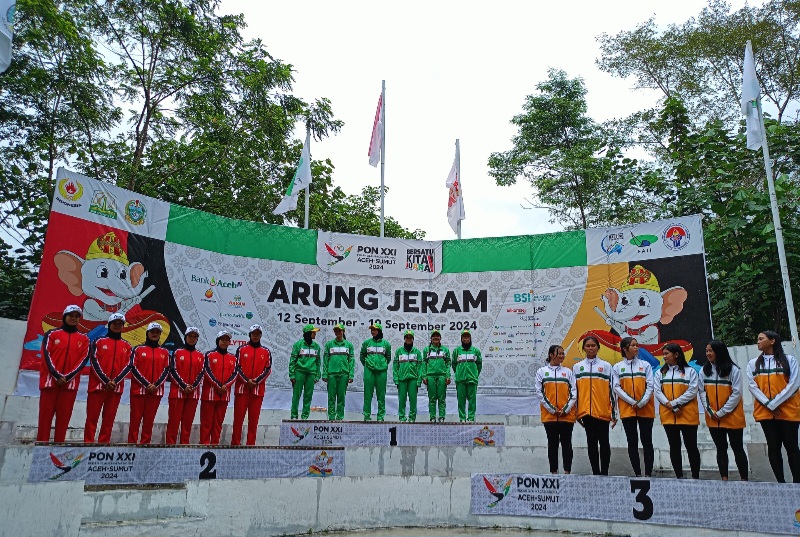 Arung Jeram Ukir Prestasi Di PON XXI Aceh-Sumut