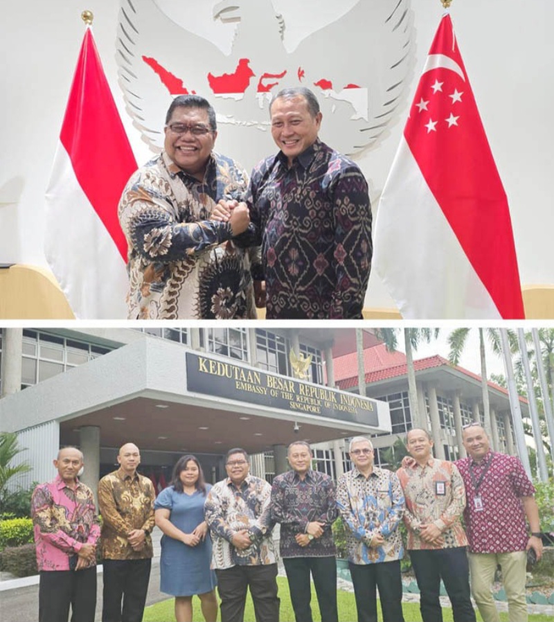Koordinasi Depo Kontainer, Asdeki Kunjungi Kedutaan Besar RI Di Singapura