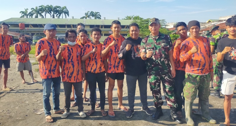 PAC PP1959 Gelar Karya Bakti Di Pasar Pajak Baru, Kelurahan Batang Terap