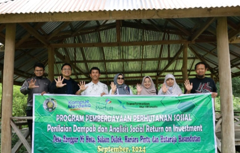 Fakultas Pertanian USU Salurkan Bantuan PLN Untuk Masyarakat Desa Ronggur Nihuta