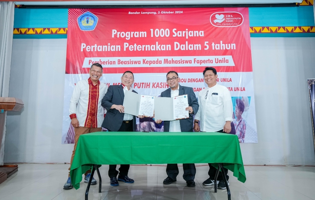 Wujudkan 1000 Sarjana Pertanian, JHL Foundation Gelontorkan Beasiswa Pendidikan Tinggi