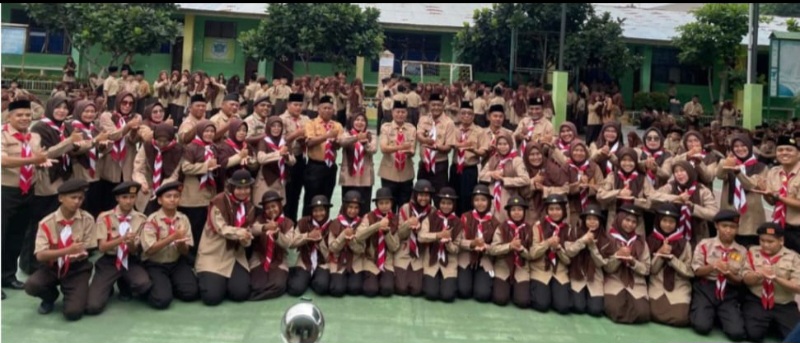 MTsN 2 Medan Gelar Pengukuhan Pelantikan Majelis Pembimbing Dan Pembina Gudep