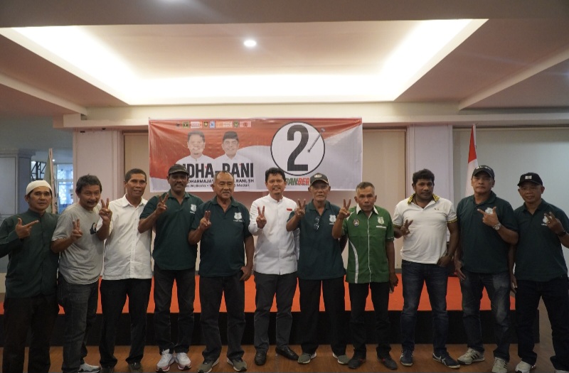 Didatangi Para Legenda PSMS Medan, Prof Ridha Diminta Lebih Peduli Sepakbola Medan