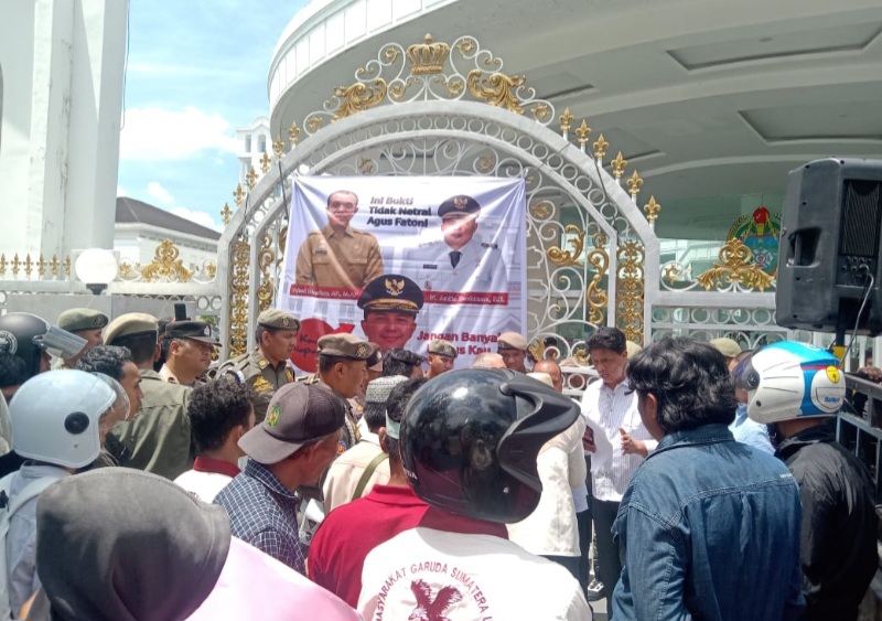 Unjukrasa Margasu Minta Copot Pj. Gubsu