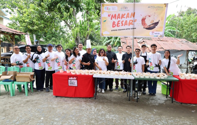 Le Polonia Hotel & Convention Medan Gelar Makan Bersama