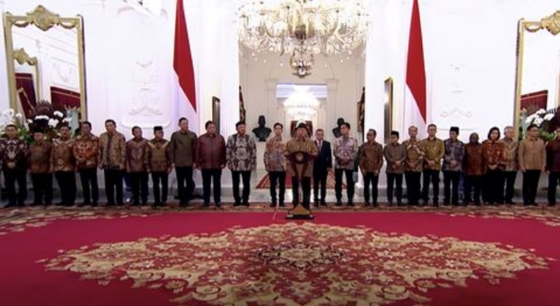 Daftar Lengkap Menteri-Wamen Kabinet Merah Putih Prabowo-Gibran