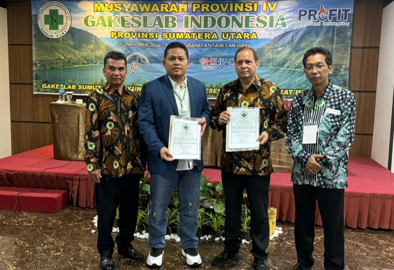 Wisnu Amri Pimpin Gakeslab Indonesia Sumut 2024-2028