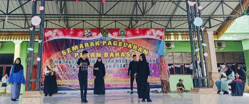 Semarak Pekan Bahasa 2024 Di MTsN 2 Medan Meriah
