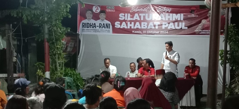 Ridha Pompa Semangat Sahabat Paul, Medan Tidak Boleh Miskin Lagi