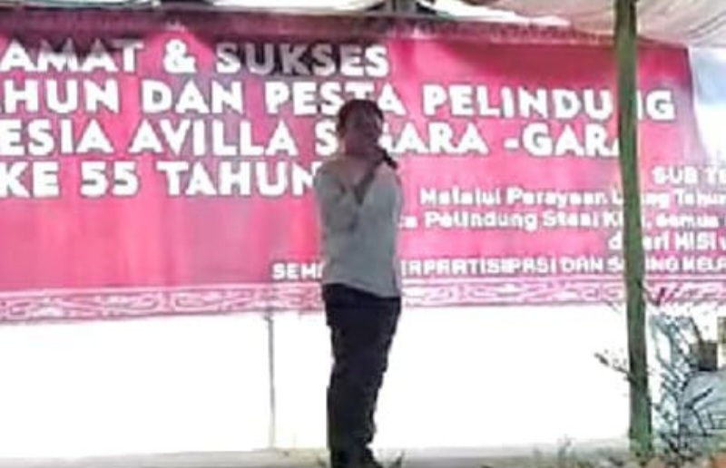 Romi Purba Ajak Jemaat Gereja St.Theresia Avila Dukung dr. Asriluddin Tambunan-Lomlom Suwondo