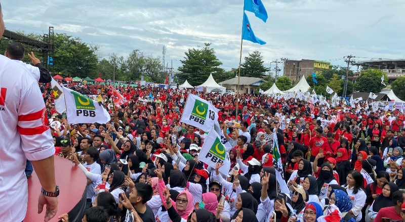 Saat Kampanye Akbar, Prof Ridha Singgung Perusakan Alat Peraga Kampanye BERANI