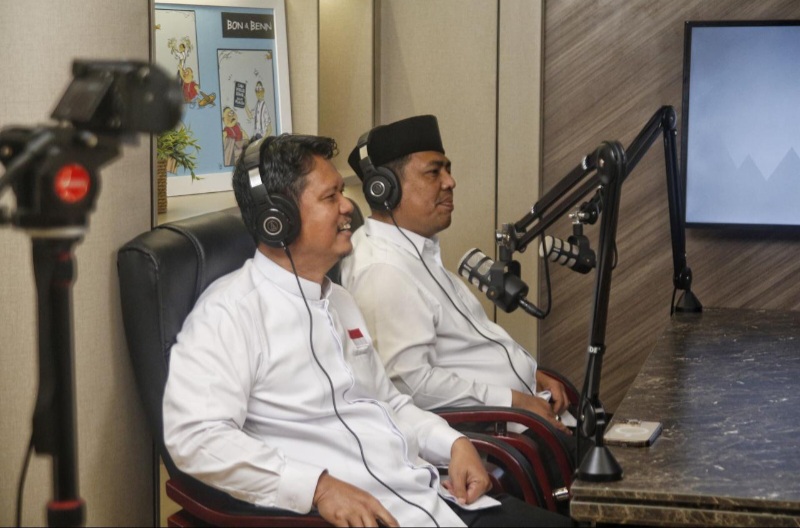 Hadiri Podcast, Prof Ridha Dan Abdul Rani Analisis Revitalisasi Pusat Pasar Medan