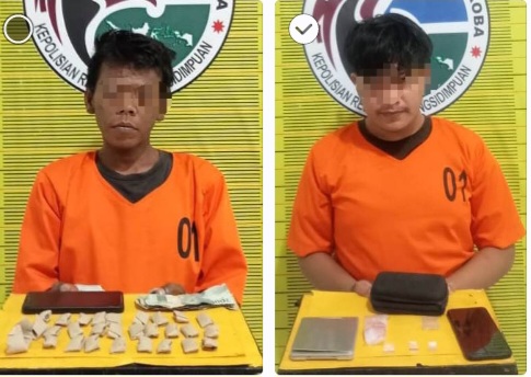 Polres Sidimpuan Ciduk 2 Pengedar Sabu Dan Ganja
