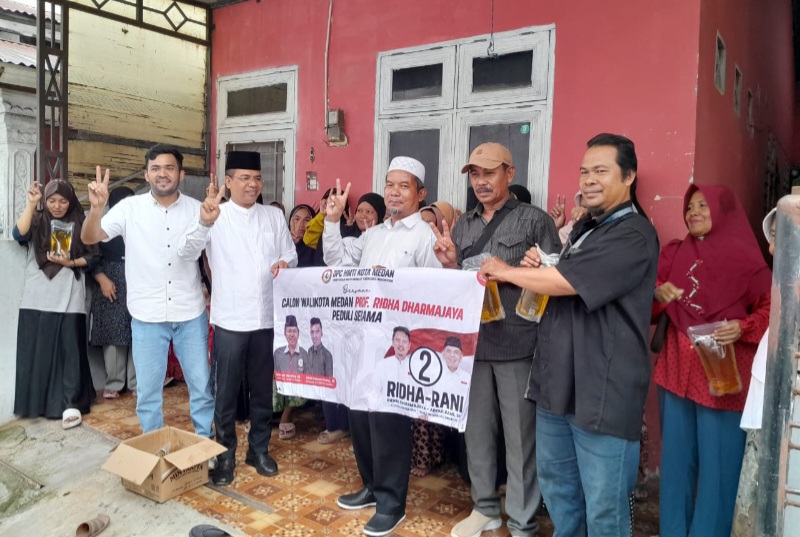 HMTI Medan Bersama Prof Ridha Jumat Berkah Di 4 Kecamatan