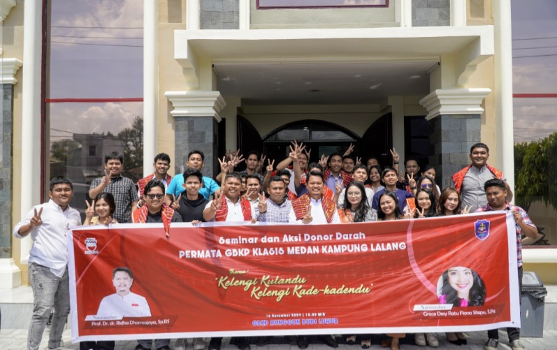 Isi Seminar Kesehatan Di GBKP Klasis Kp Lalang, Prof Ridha Ajak Generasi Muda Manfaatkan Bonus Demografi