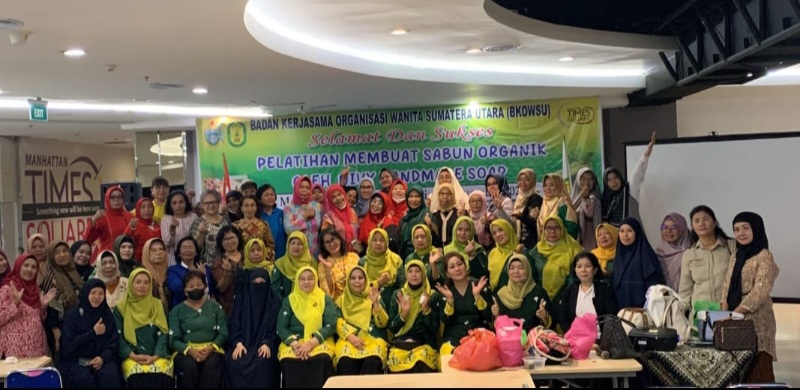 BKOW Sumut Gelar Pelatihan Pembuatan Sabun Natural