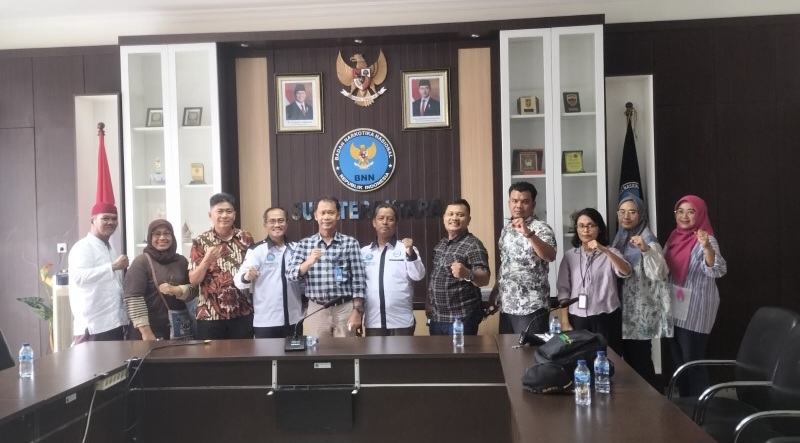 LAN Medan Audiensi Ke Badan Narkotika Nasional