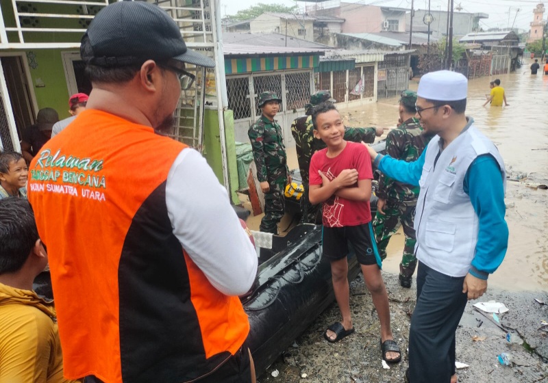 Baznas Tanggap Bencana Gercep Ke Patumbak Dan Posko Di Masjid Abidin