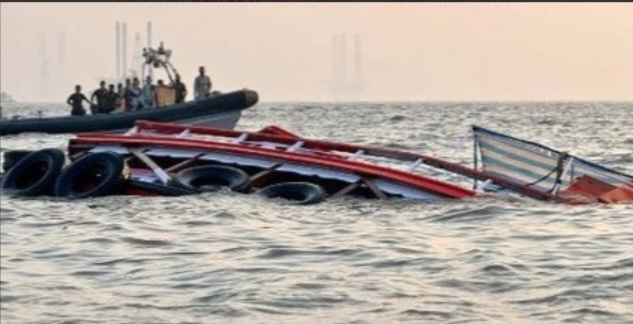 Kapal Angkatan Laut India Tabrak Feri, Belasan Penumpang Tewas