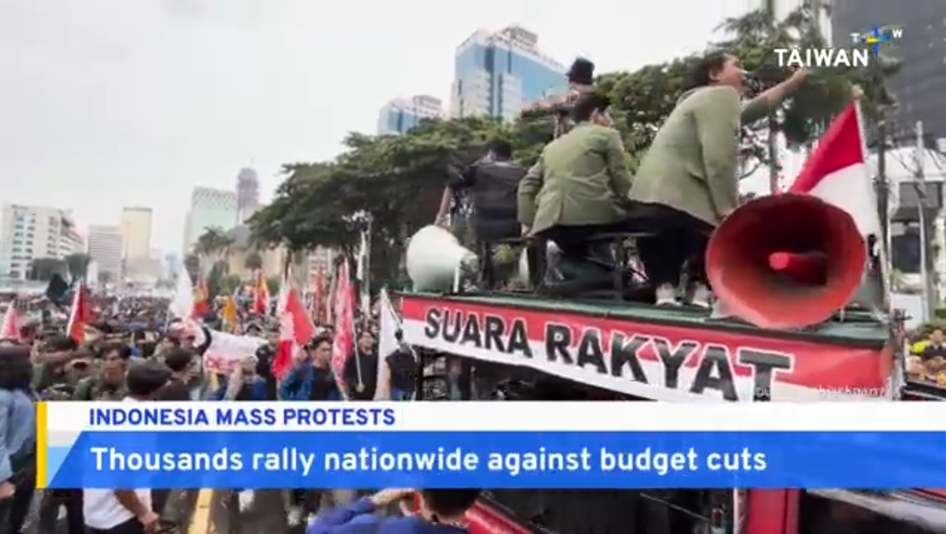 Demo Mahasiswa 'Indonesia Gelap' Mendapat Sorotan Dunia