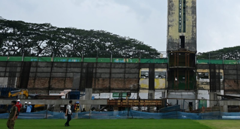 Renovasi Stadion Teladan Dipastikan Tidak Selesai April 2025