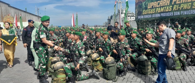Pangdam I/BB: Latihan Pratugas adalah Kunci Keberhasilan Satgas Pamtas Yonif 126/KC