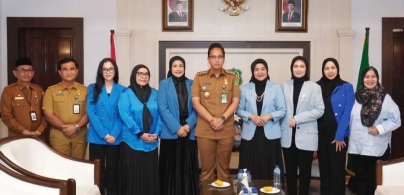 Komunitas Muslimah Sah Rizki Diterima Wali Kota Medan, Sampaikan Program UMKM