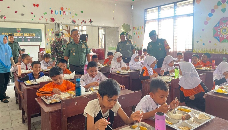 Kodam I/BB Terus Lakukan Program MSB Kepada Anak-Anak Sekolah