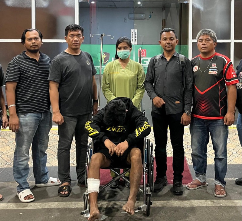 Polisi Tembak Maling Di Perumahan Taman Permata Desa Kolam