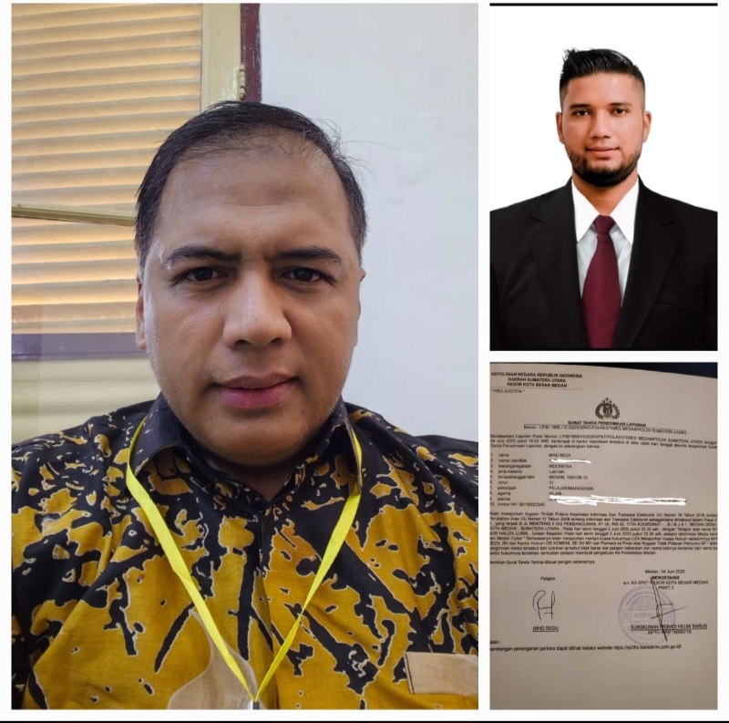 Nama Baiknya Dicemarkan, Reza Laporkan Mantan Kliennya Ke Polrestabes Medan
