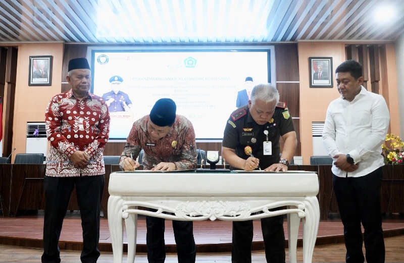Kanwil Kemenag Sumut-Kejatisu  Teken MoU Perkuat Kerja Sama Bidang Perdata Dan TUN