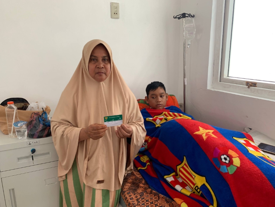 Meski Kehilangan Penglihatan, Anak Nurunah Selamat dari Tumor Kepala Berkat JKN