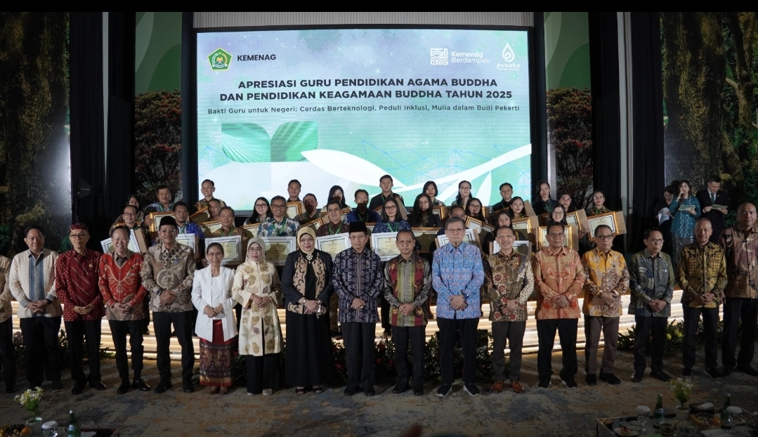 Apresiasi Bagi Guru Keagamaan Buddha dan Resmikan Dana Paramita, Menag: Upaya Tingkatkan Prestasi Pendidikan