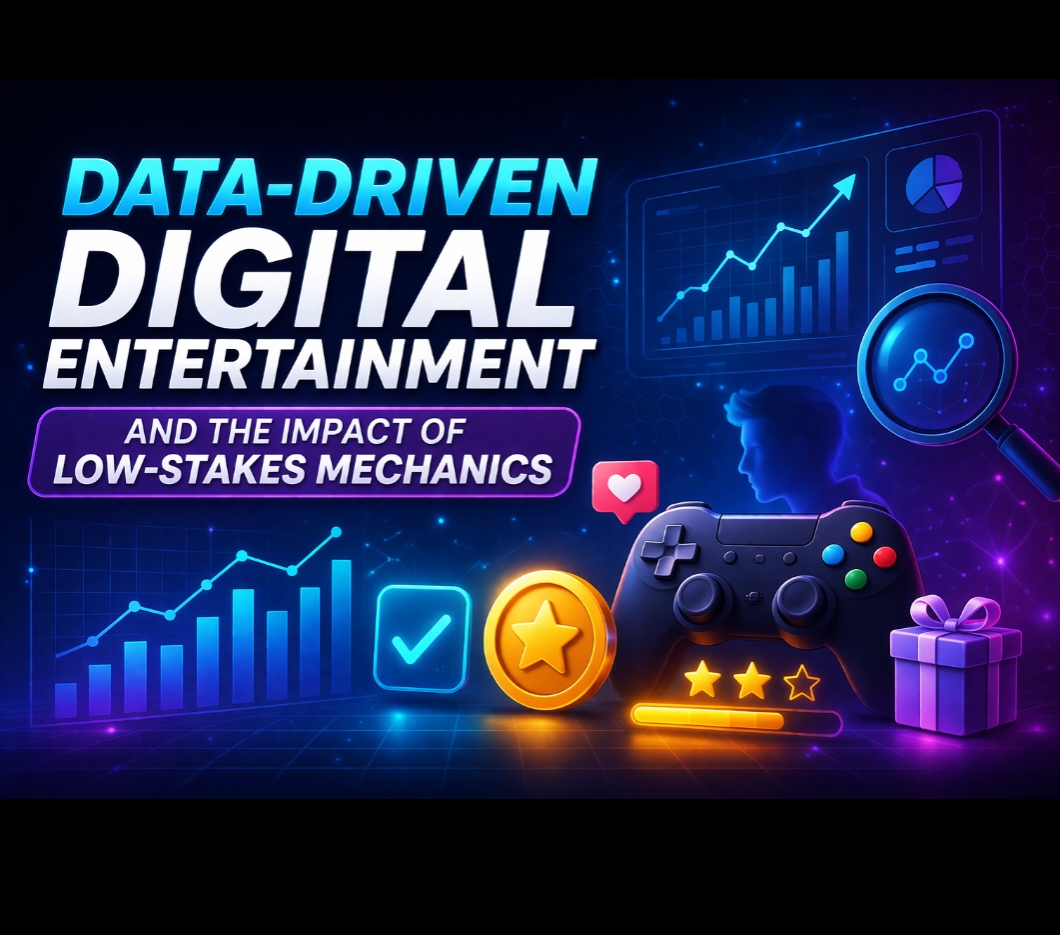 Data-Driven Digital Entertainment and the Impact of Low-Stakes Mechanics