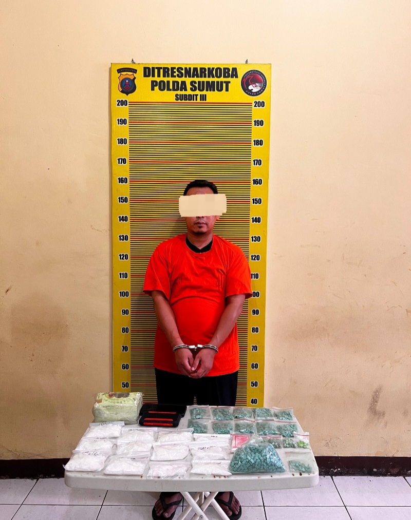 Oknum Guru Ditangkap Edar 2 Kg Sabu Dan 2.000 Pil Ekstasi
