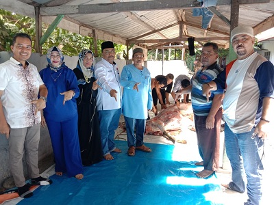 Pererat Kebersamaan, DPP IKA SMAN 7 Medan Sembelih Hewan Kurban