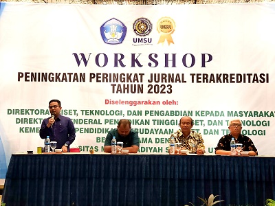 UMSU Dan Kemendikbudristekdikti Gelar Workshop Peningkatan Peringkat Jurnal Terakreditasi