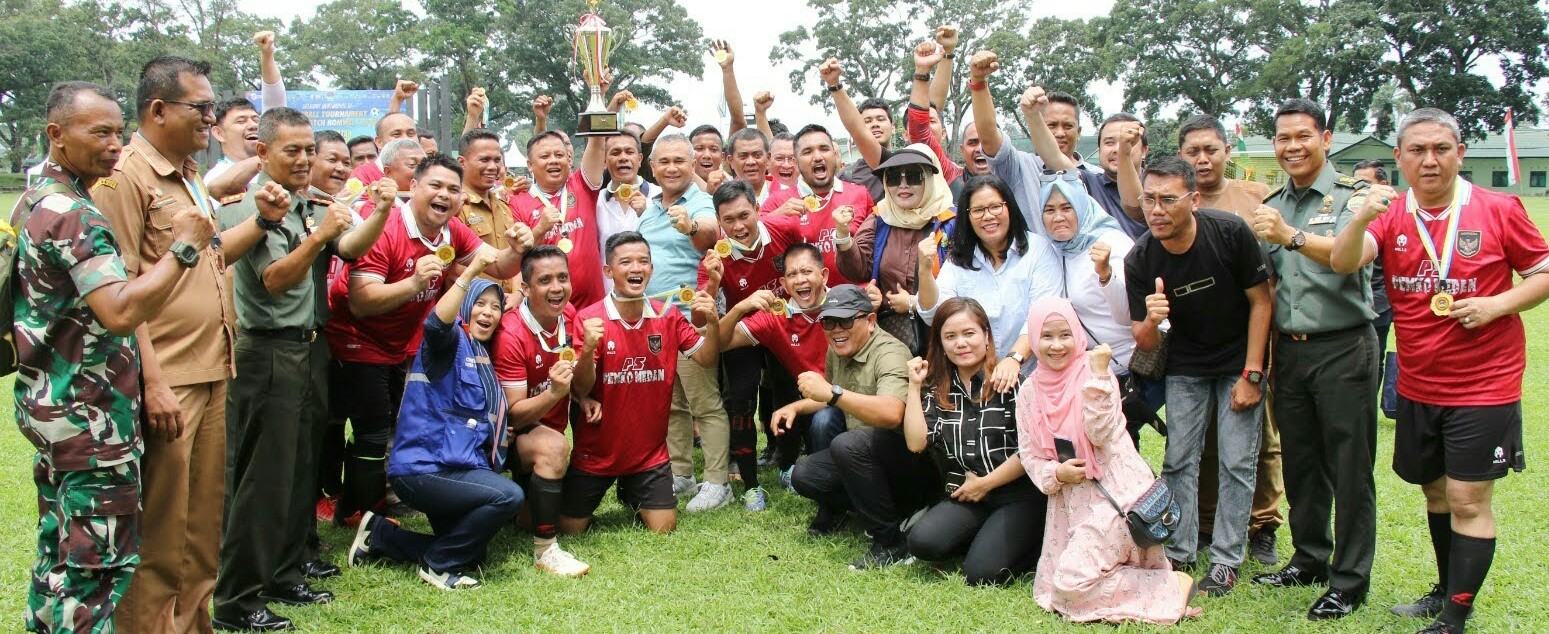 Pemko Medan Juara Sepakbola Persahabatan Apeksi Komwil I