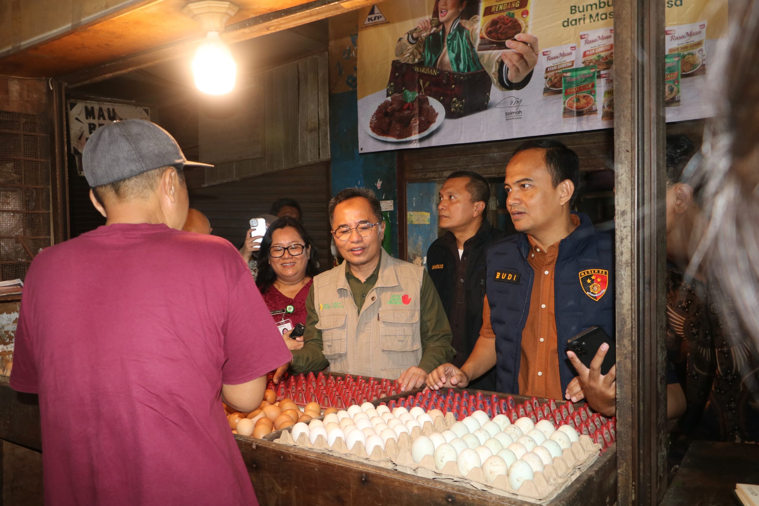 Satgas Pangan Sidak Pusat Pasar, Pastikan Stok Dan Harga Aman