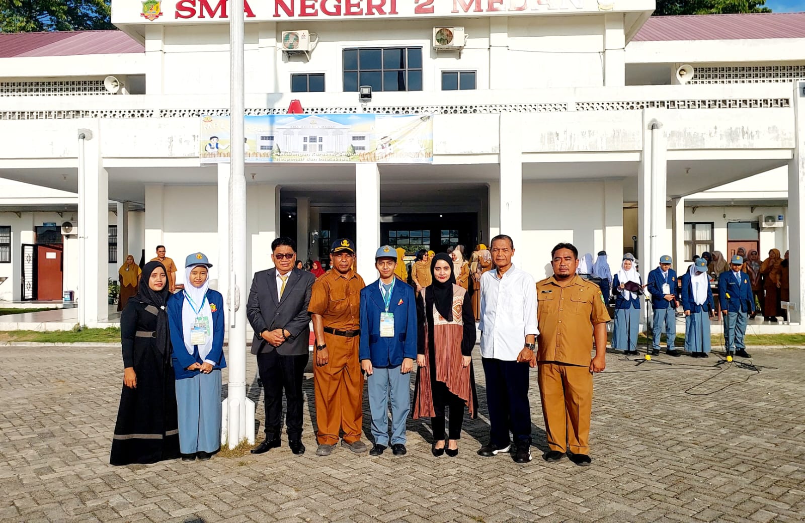 Sambut Siswa Baru Dengan Antusias, SMAN 2 Medan Gelar Masa Pengenalan Lingkungan Sekolah, Ini Kata Kepsek Drs Marsito