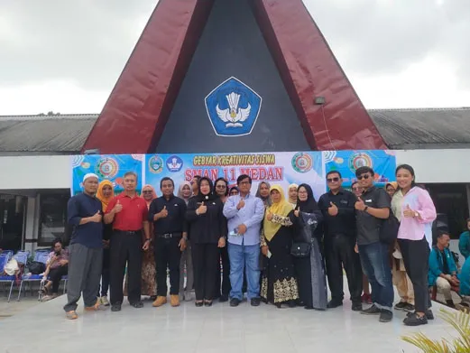Gebyar Kreatifitas Siswa, SMAN 11 Medan Lahirkan<br>Siswa Miliki Kompetensi Di Berbagai Bidang