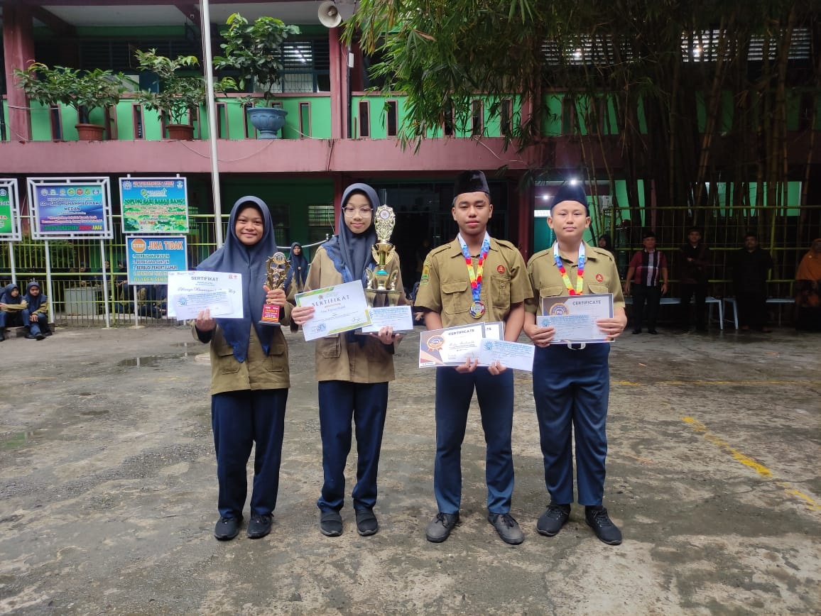 Ikuti Berbagai Ivent Tingkat Kota Medan, Sederet Prestasi Kembali Diraih Siswa SMP Muhammadiyah I Medan