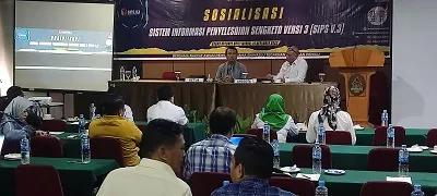 Bawaslu Sumut Gelar Sosialisasi Sistem Informasi Penyelesaian Sengketa Pemilu Versi 3