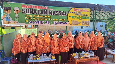 Dharma Wanita Sumut Gelar Sunat Massal