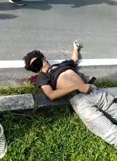 Korban Tewas Di Jalan Juanda Akibat Laka Tunggal