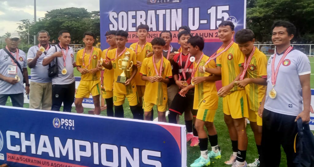 Aceh Tamiang Juara Piala Soeratin U-15, Wakili Aceh Ke Nasional