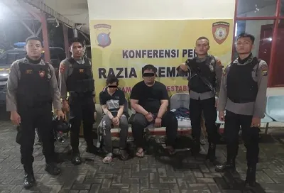 Personil Sat Samapta Ringkus Pengendara RX King Bawa Narkoba