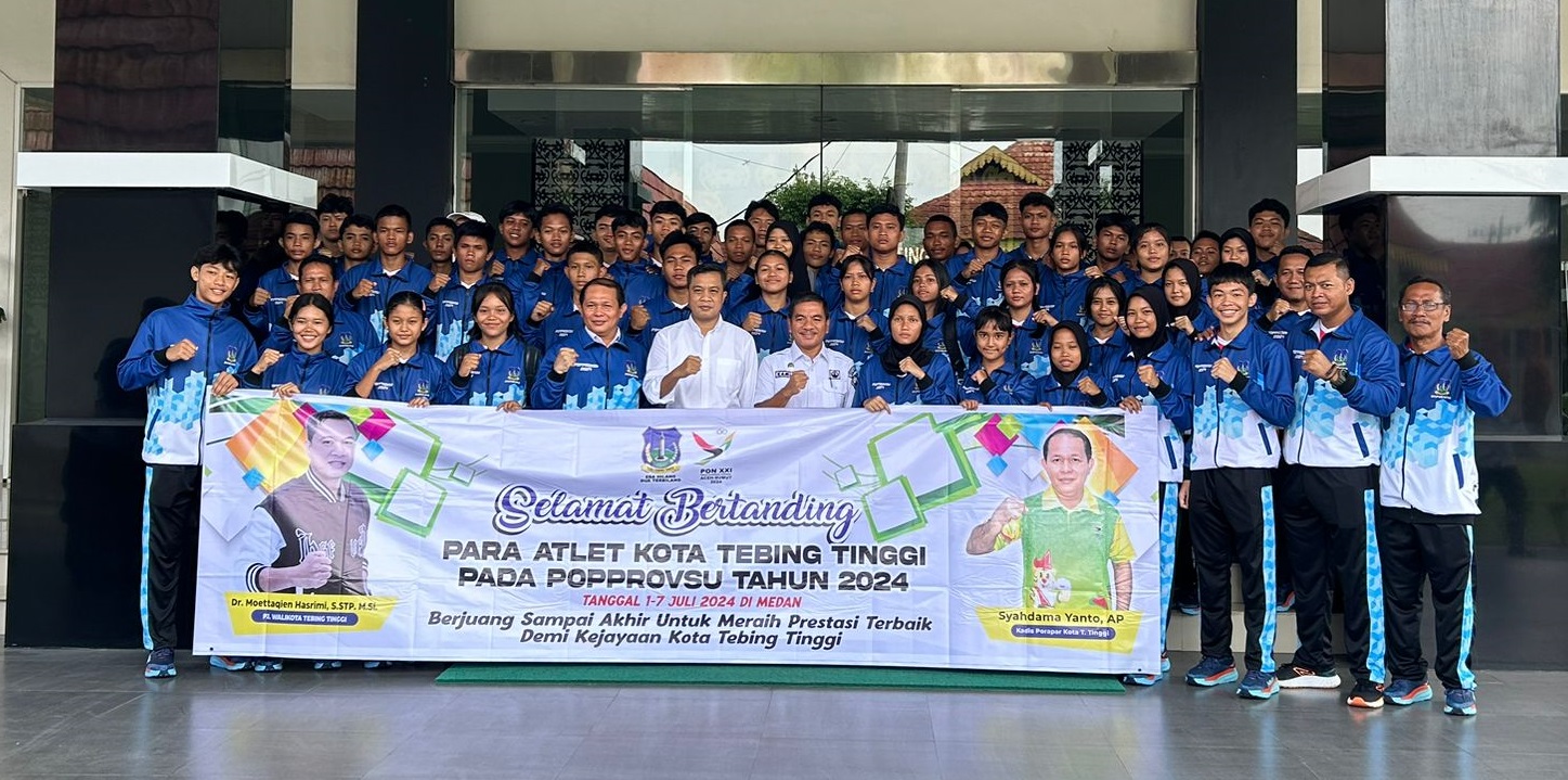 Pj Wali Kota Tebing Lepas 54 Atlet Ikut Popprovsu